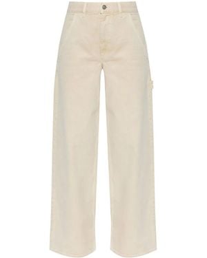 Isabel Marant Solene Wide-Leg Jeans - Natural