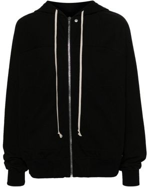 Black hoodie white zipper online