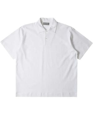 Margaret Howell Short-Sleeve Polo Shirt - White
