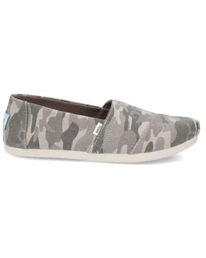 TOMS Espadrilles À Motif Camouflage - Grey