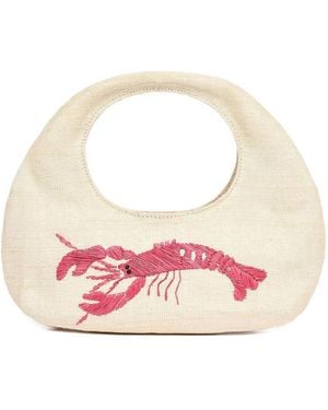 Poolside Mini Lobster Bake Tote Bag - Pink