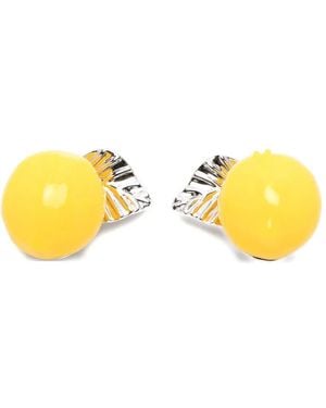 YVMIN Lemon-Shape Earrings - Yellow