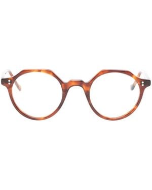 Lesca Heri Brille Mit Geometrischem Gestell - Mehrfarbig