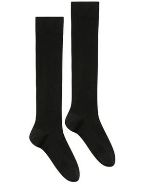 Wolford Calzini Al Ginocchio - Nero
