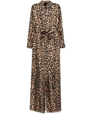 Tom Ford Leopard-Print Dress - Natural