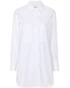 MODES GARMENTS サイドスリット シャツ - ホワイト