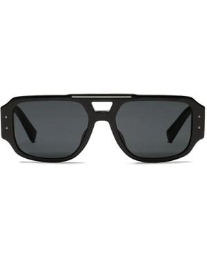 Dolce & Gabbana Dna パイロット サングラス - ブラック