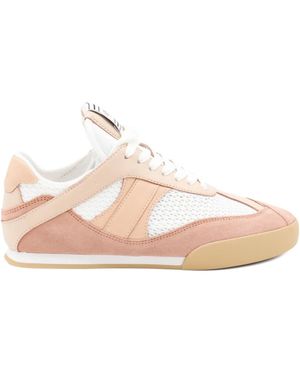 Chloé メッシュパネル スエードスニーカー - ピンク