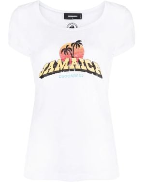 DSquared² ロゴ Tシャツ - ホワイト