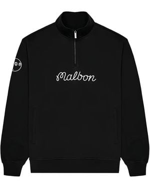 Malbon Golf Collegiate Sweatshirt - Black