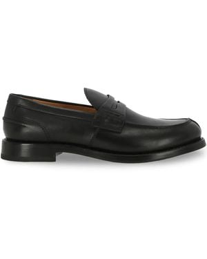 Ortigni Penny-Loafer Aus Leder - Schwarz