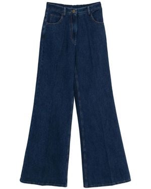 Forte Forte Jeans Met Wijde Pijpen - Blauw