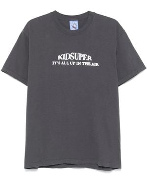 Kidsuper Puppet-Hand T-Shirt - Gray