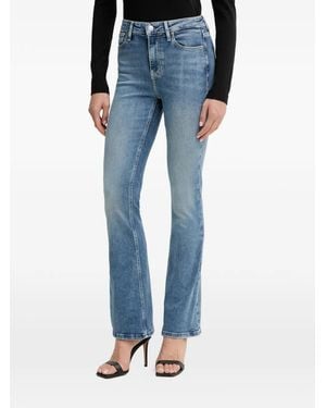 Guess Logo-Plaque Jeans - Blue