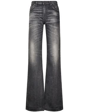 Haikure Faded Flared-Leg Jeans - Grey
