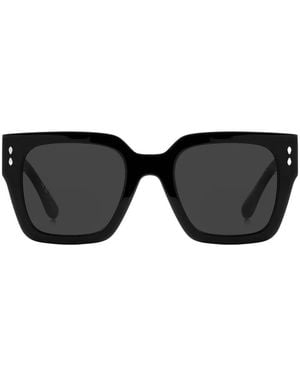 Isabel Marant Sonnenbrille Mit Eckigem Gestell - Schwarz