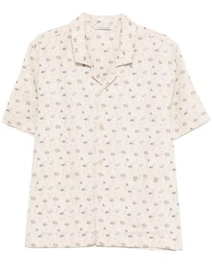 A Kind Of Guise Salvi Floral Field Short-Sleeve Shirt - White