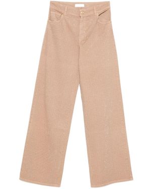 Blumarine Jeans Verfraaid Met Stras - Naturel