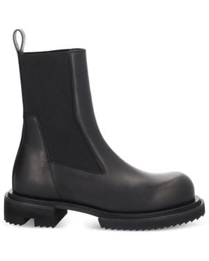 Rick Owens Lug-sole Chelsea Boots - Black