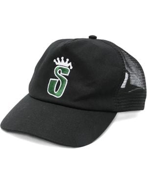 Stussy Cappello Da Baseball Trucker S Crown - Nero