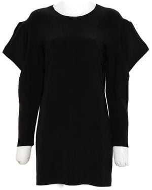 Norma Kamali Wing Sleeve Mini Dress - Black