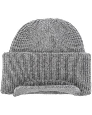 Laneus Klassische Beanie - Grau