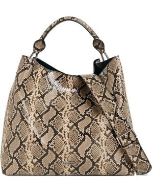 Essentiel Antwerp Bolso shopper con estampado de piel de serpiente - Multicolor