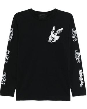 Simone Rocha Tortoise-And-Hare T-Shirt - Black