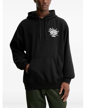Vans Scratched Records Hoodie - Black