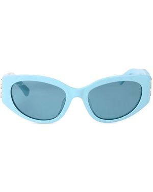 Balenciaga Occhiali Da Sole Cat-Eye - Blu