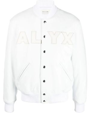 1017 ALYX 9SM ロゴパッチ ボンバージャケット - ホワイト