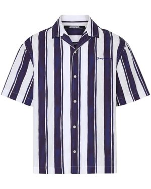 Jacquemus ストライプ シャツ - ブルー