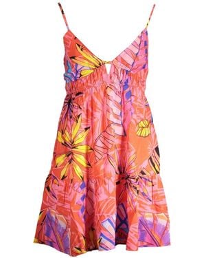 Desigual Floral-Print Tiered Mini Dress