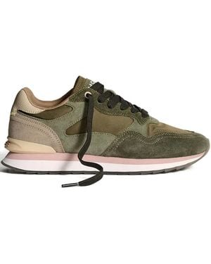HOFF 30Mm City Los Angeles Panelled Lace-Up Trainers - Green