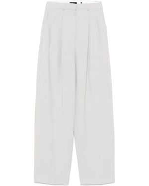 Theory Double-Pleat Trousers - White