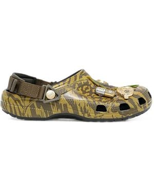 Crocs™ X Aries Arise Classic Camouflage-Print Jibbitz-Embellished Clogs - Green
