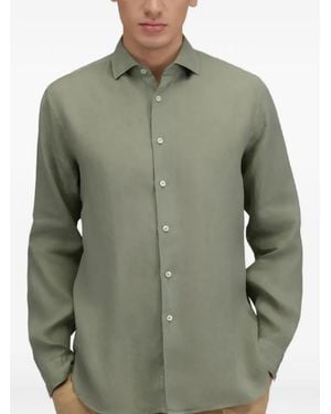 Xacus Linen Shirt - Green