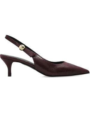 Furla 65Mm Leather Heeled Pumps - Brown