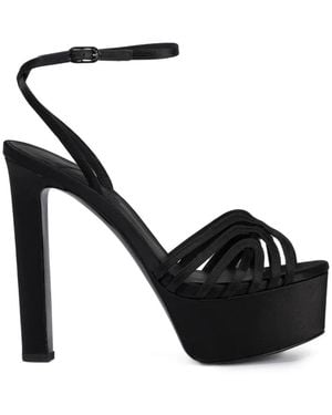 Le Silla Embrace Platform Sandals - Black