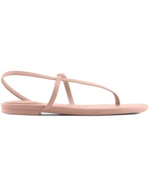 ARMANI EXCHANGE Logo-Lettering Sandals - Pink
