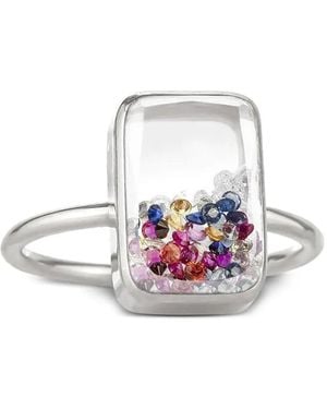 Moritz Glik Bague Confetti En Or Blanc 18Ct