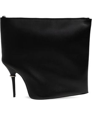 Balenciaga Wader Boot-Shaped Clutch Bag - Black