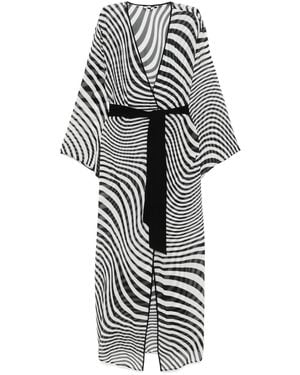 Maison Close Fever Beach Cover-Up - Grey