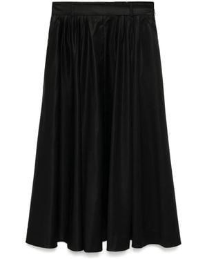 Mark Kenly Domino Tan Novo-Atelier Blank Skirt - Black