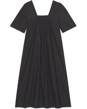 Ganni Organic Cotton Dress - Black