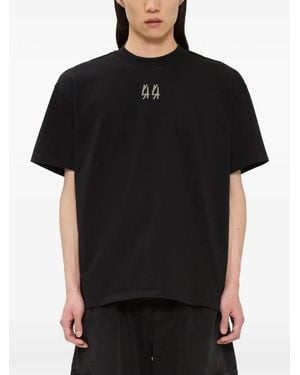 44 Label Group Mega 44 T-Shirt Mit Logo-Print - Schwarz