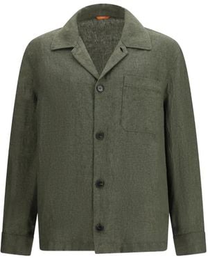 Cruna Chest-Pocket Shirt - Green