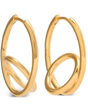 Otiumberg Spiralis フープピアス 14kイエローゴールド - メタリック