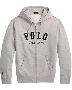Polo Ralph Lauren Zip-Up Hoodie - Grey