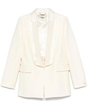 Fendi Blazer con botones - Blanco